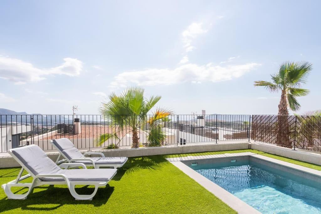 Villa Casa Con Piscina Privada Polop de la Marina Exterior foto