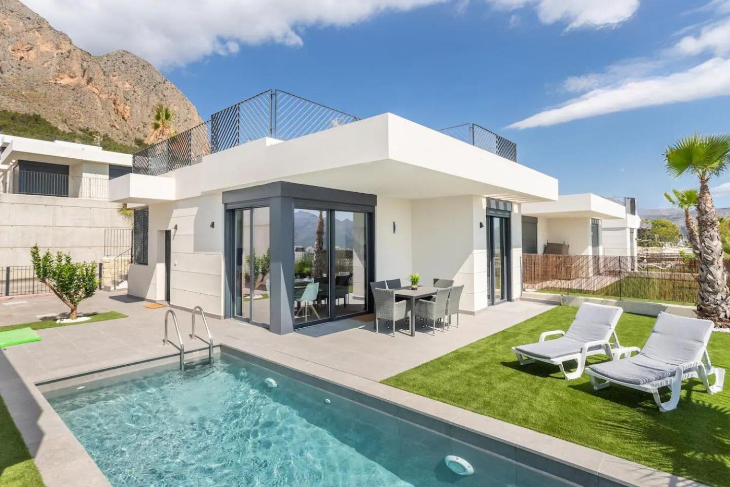 Villa Casa Con Piscina Privada Polop de la Marina Exterior foto